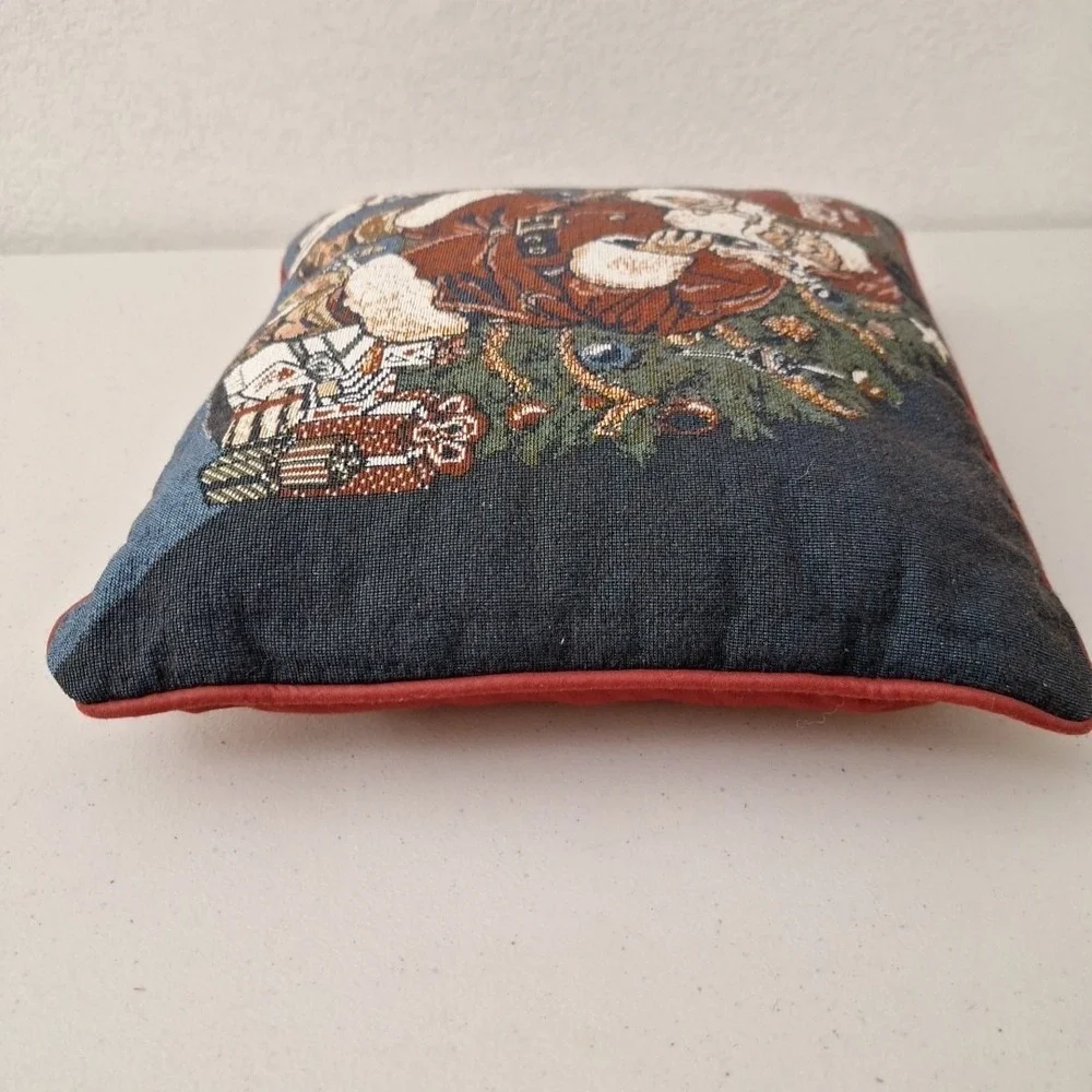 Vintage 1993 Coca Cola Christmas Throw Pillow 